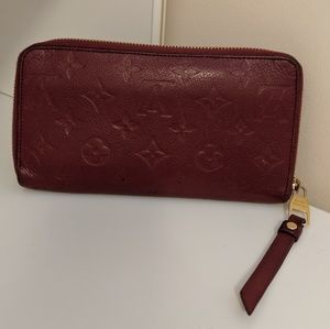 Purple Louis Vuitton LV wallet (as is)
